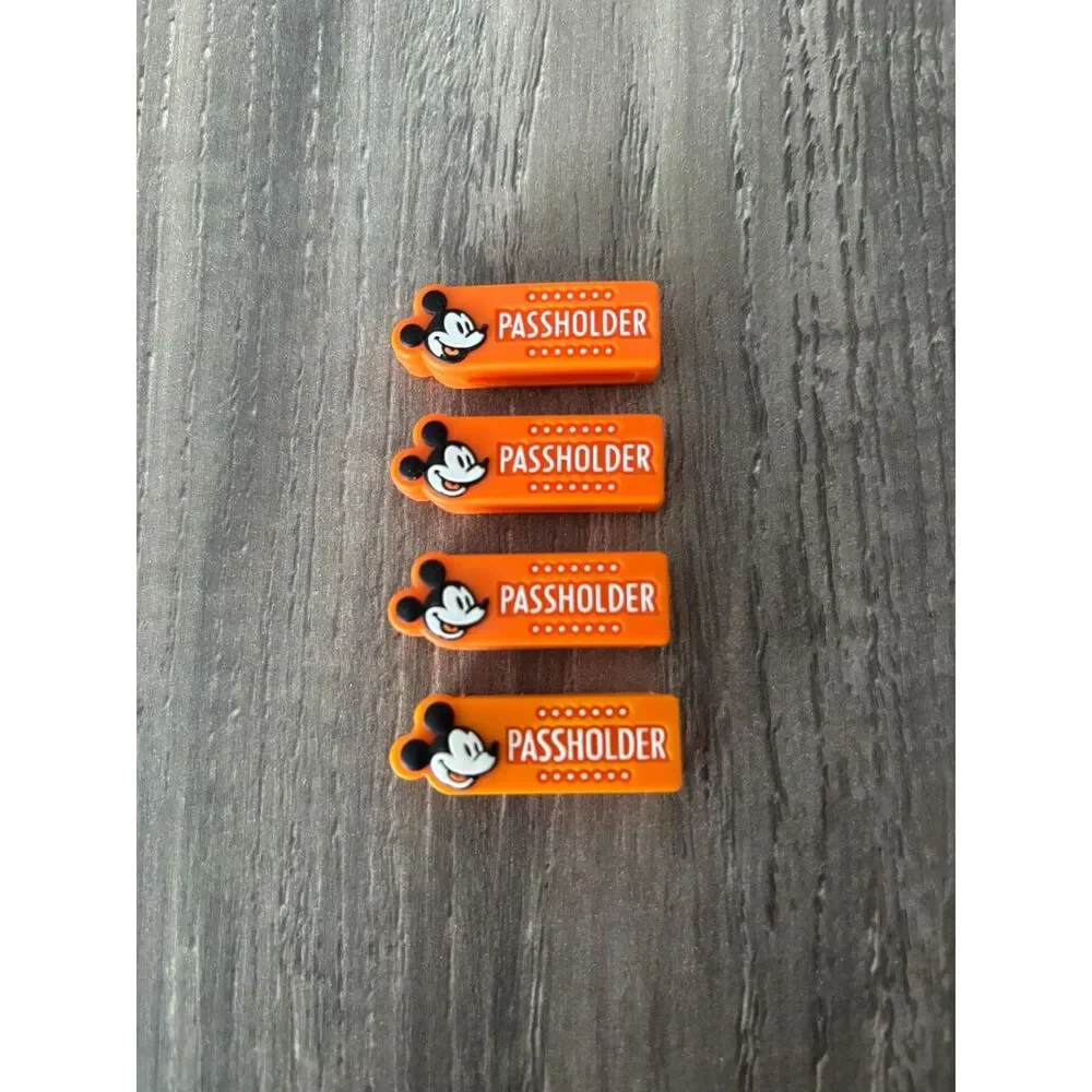 Disney Parks Magic Band Slider Annual Passholder Orange 